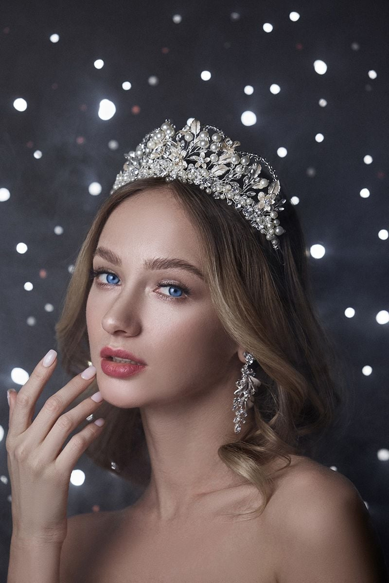 Missing image for Floral Bridal Tiara EH163