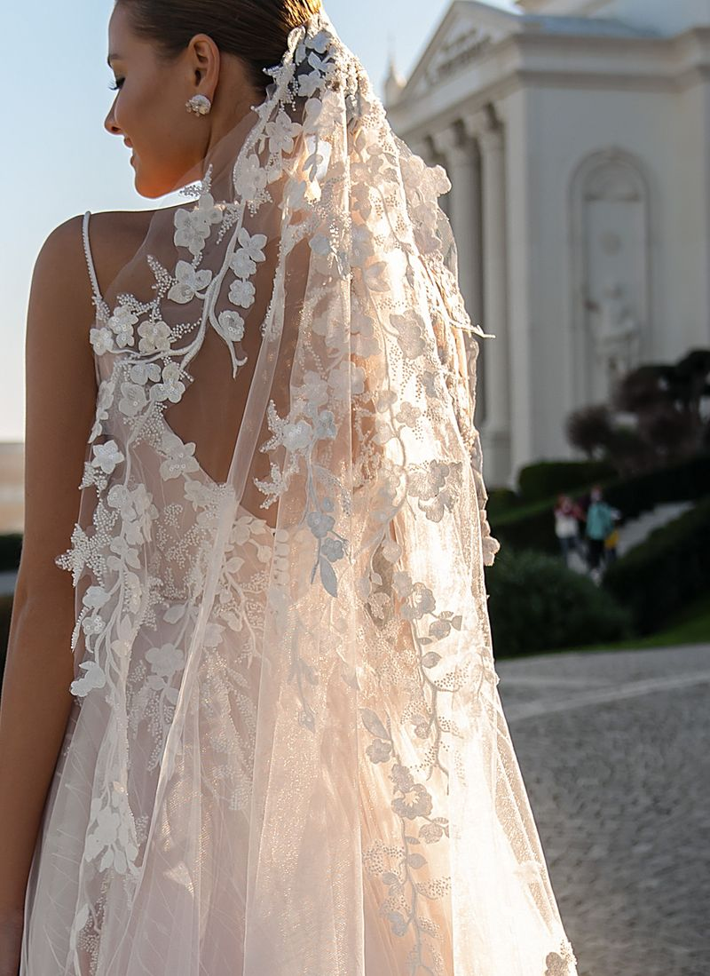 Missing image for Wedding veil F-073 Carina