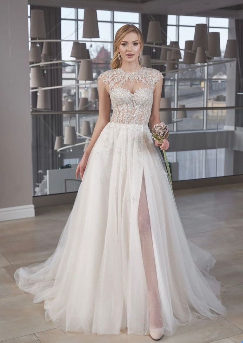 Missing image for Wedding dress M-0108 Silver