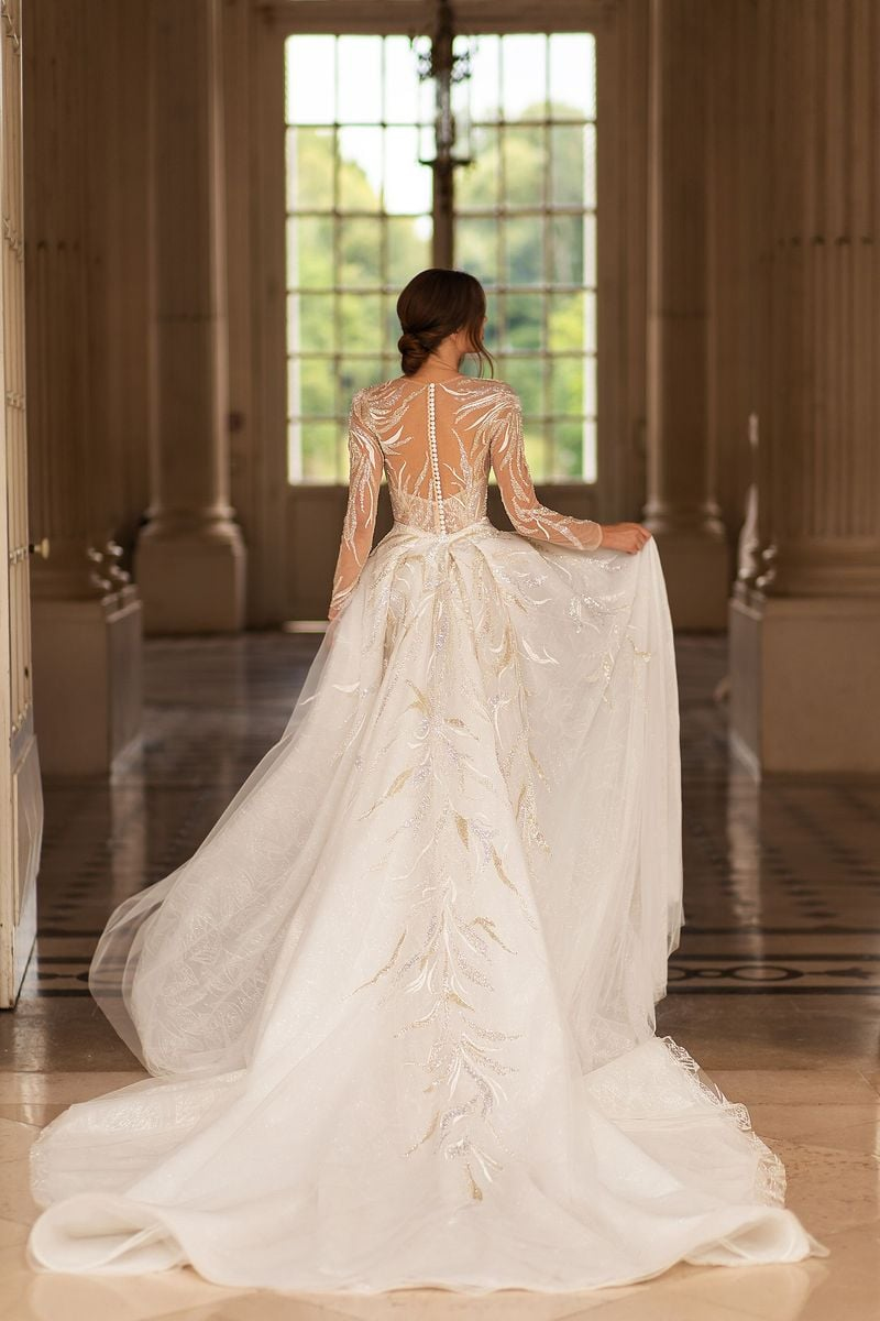 Missing image for Wedding overskirt CT-018